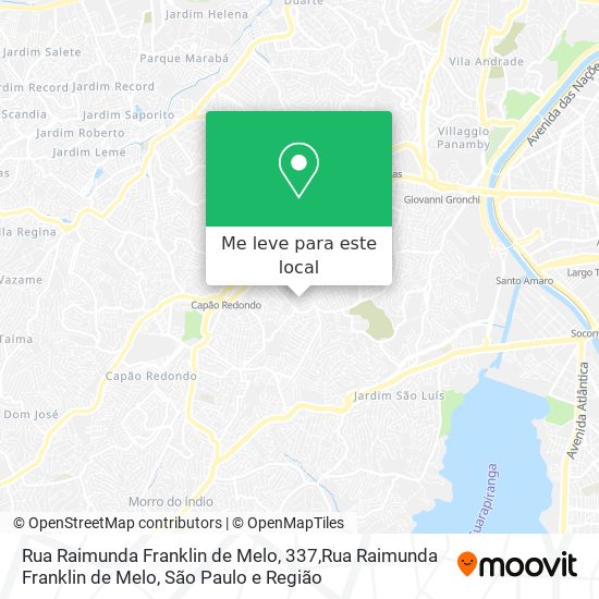 Rua Raimunda Franklin de Melo, 337,Rua Raimunda Franklin de Melo mapa