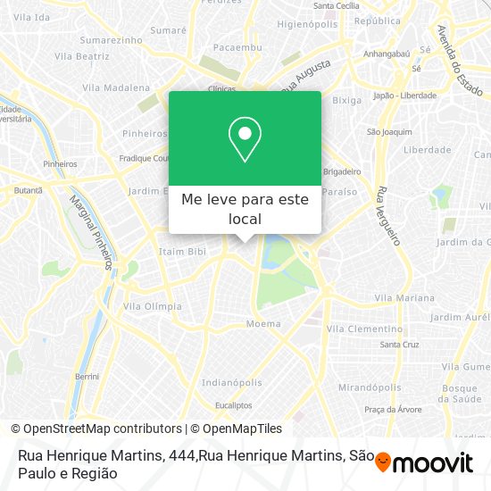 Rua Henrique Martins, 444,Rua Henrique Martins mapa