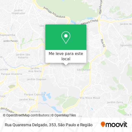 Rua Quaresma Delgado, 353 mapa