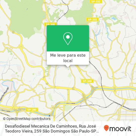 Desafiodiesel Mecanica De Caminhoes, Rua José Teodoro Vieira, 259 São Domingos São Paulo-SP 05128-025 mapa