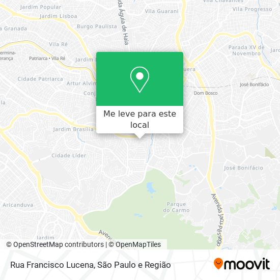Rua Francisco Lucena mapa