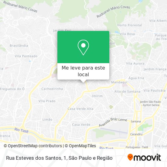 Rua Esteves dos Santos, 1 mapa