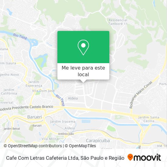 Cafe Com Letras Cafeteria Ltda mapa