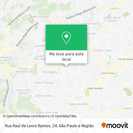 Rua Raul de Leoni Ramos, 24 mapa