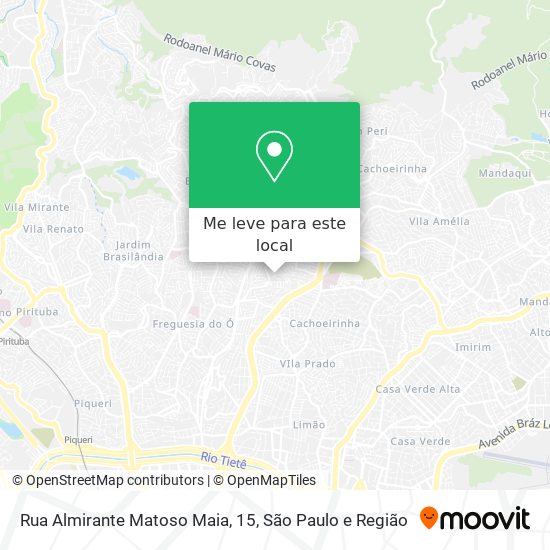 Rua Almirante Matoso Maia, 15 mapa