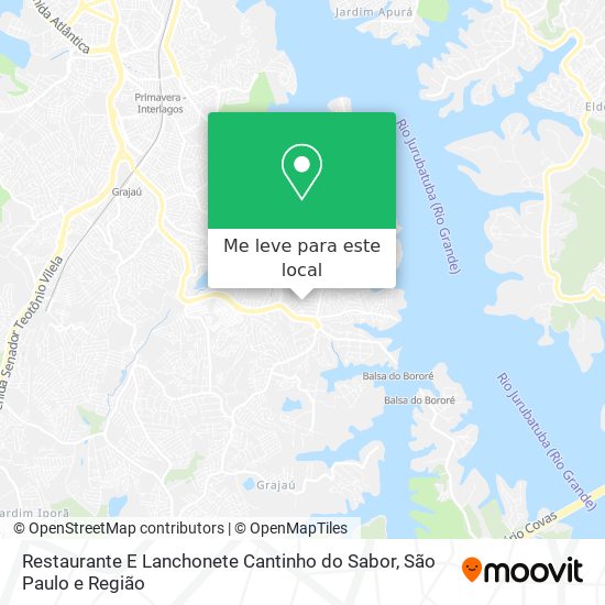 Restaurante E Lanchonete Cantinho do Sabor mapa