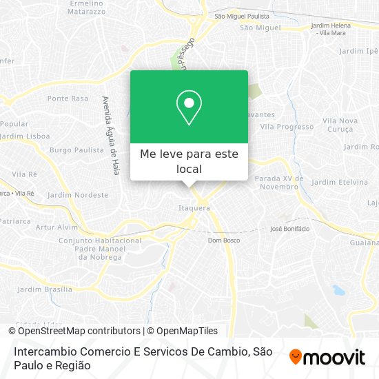 Intercambio Comercio E Servicos De Cambio mapa