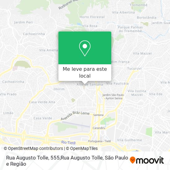 Rua Augusto Tolle, 555,Rua Augusto Tolle mapa