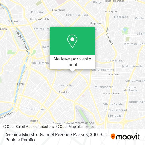 Avenida Ministro Gabriel Rezende Passos, 300 mapa