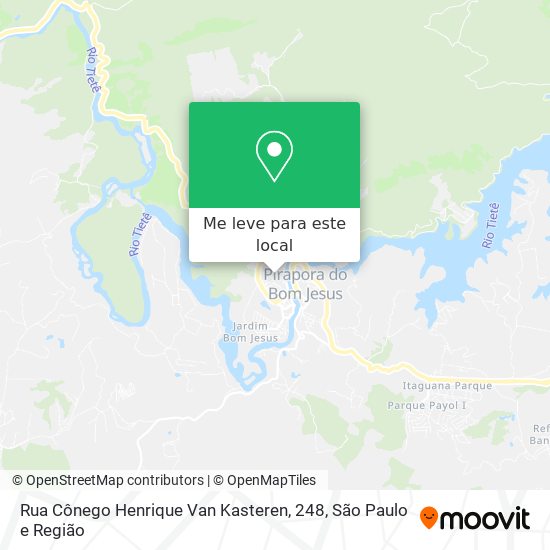 Rua Cônego Henrique Van Kasteren, 248 mapa