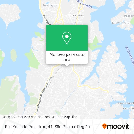 Rua Yolanda Polastron, 41 mapa