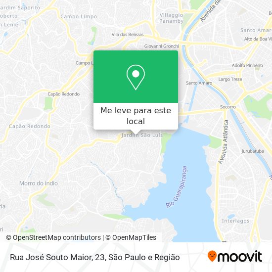 Rua José Souto Maior, 23 mapa