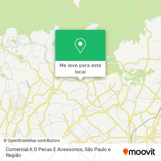 Comercial K D Pecas E Acessorios mapa