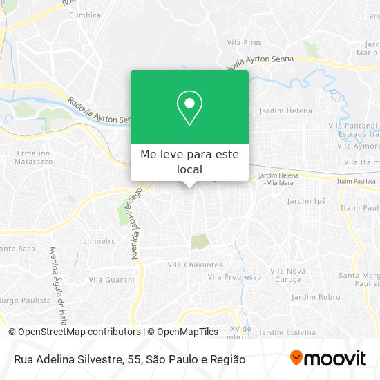 Rua Adelina Silvestre, 55 mapa