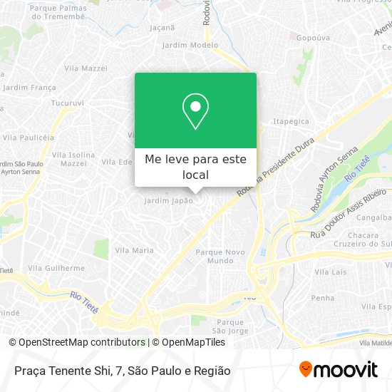 Praça Tenente Shi, 7 mapa