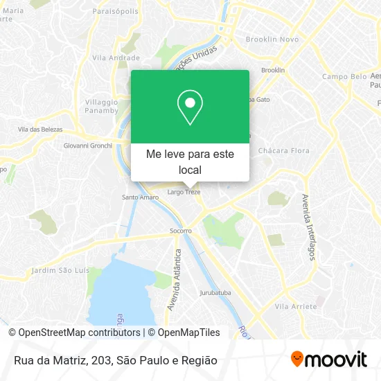 Rua da Matriz, 203 mapa