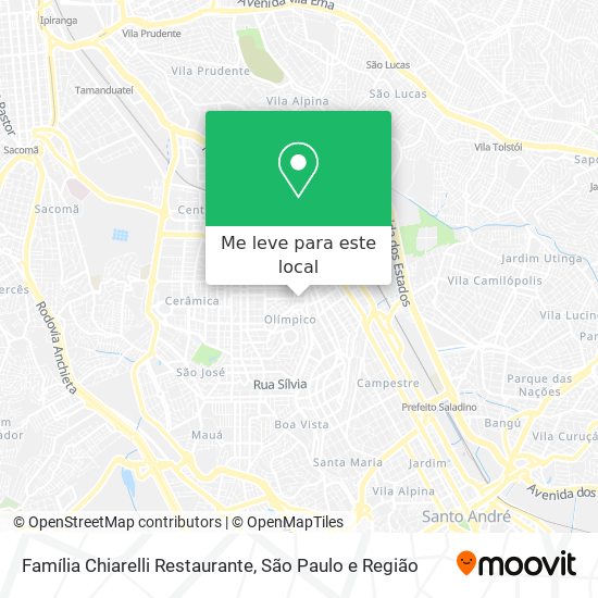 Família Chiarelli Restaurante mapa