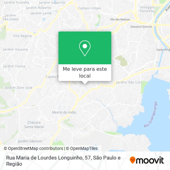 Rua Maria de Lourdes Longuinho, 57 mapa