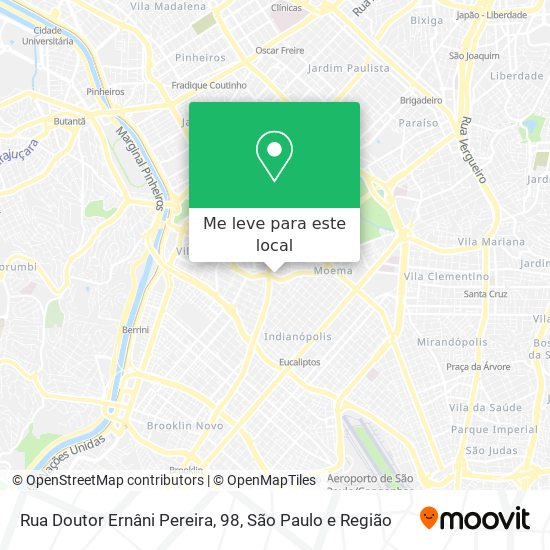 Rua Doutor Ernâni Pereira, 98 mapa
