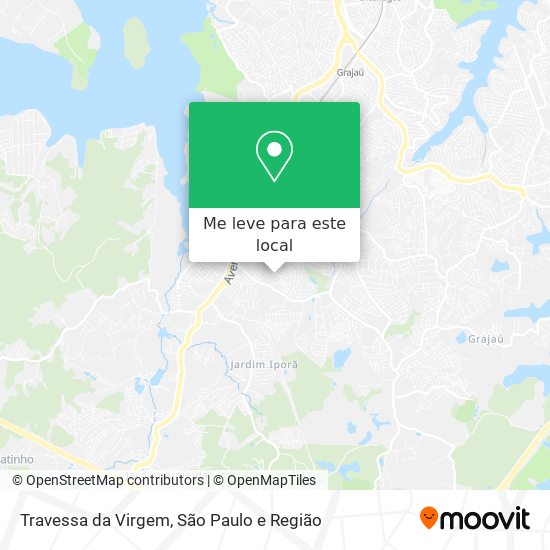 Travessa da Virgem mapa