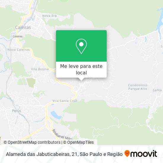 Alameda das Jabuticabeiras, 21 mapa