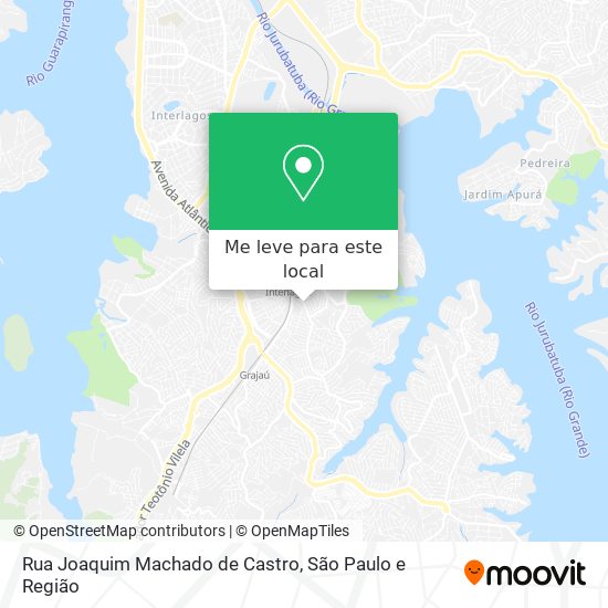 Rua Joaquim Machado de Castro mapa