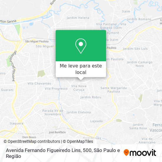 Avenida Fernando Figueiredo Lins, 500 mapa