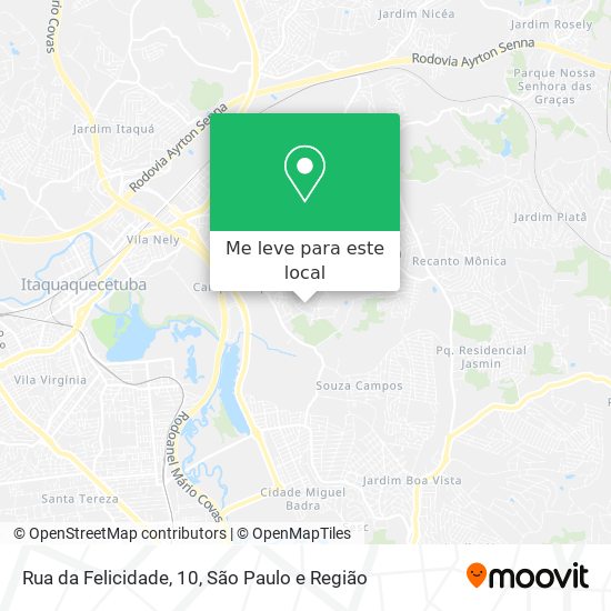 Rua da Felicidade, 10 mapa