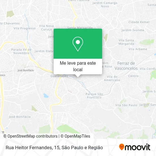 Rua Heitor Fernandes, 15 mapa