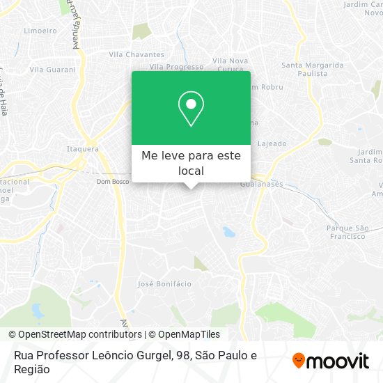 Rua Professor Leôncio Gurgel, 98 mapa