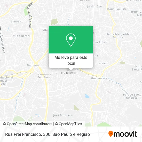Rua Frei Francisco, 300 mapa
