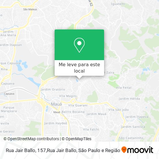 Rua Jair Ballo, 157,Rua Jair Ballo mapa