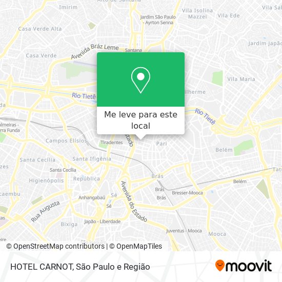 HOTEL CARNOT mapa