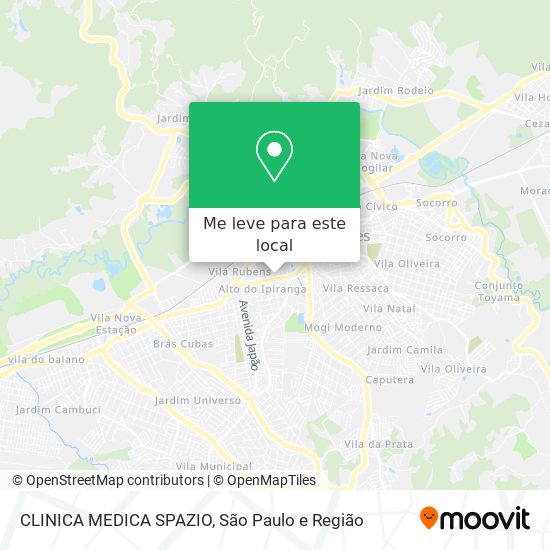 CLINICA MEDICA SPAZIO mapa