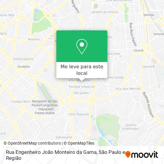 Rua Engenheiro João Monteiro da Gama mapa