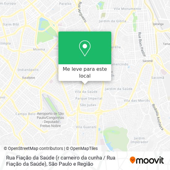 Rua Fiação da Saúde (r carneiro da cunha / Rua Fiação da Saúde) mapa