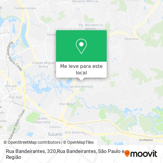 Rua Bandeirantes, 320,Rua Bandeirantes mapa