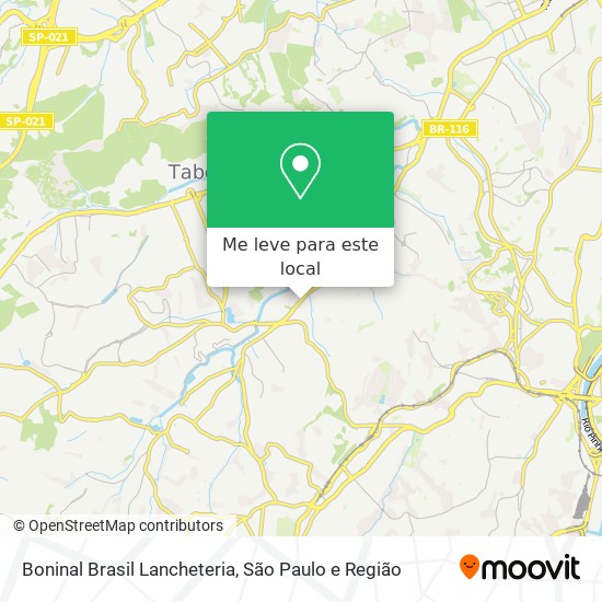 Boninal Brasil Lancheteria mapa