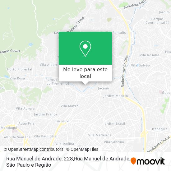 Rua Manuel de Andrade, 228,Rua Manuel de Andrade mapa