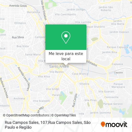 Rua Campos Sales, 107,Rua Campos Sales mapa