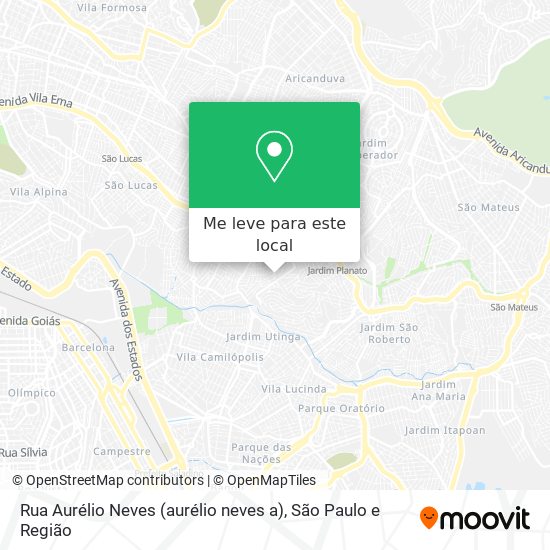 Rua Aurélio Neves (aurélio neves a) mapa