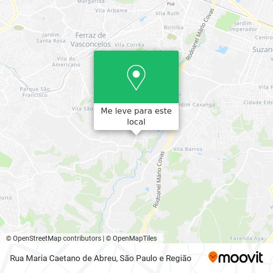 Rua Maria Caetano de Abreu mapa