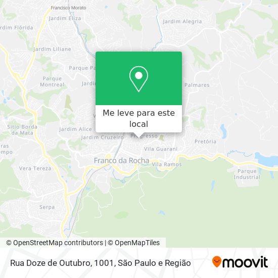 Rua Doze de Outubro, 1001 mapa