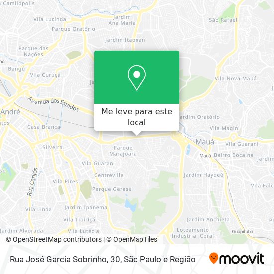 Rua José Garcia Sobrinho, 30 mapa