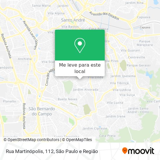 Rua Martinópolis, 112 mapa