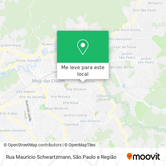Rua Maurício Schwartzmann mapa