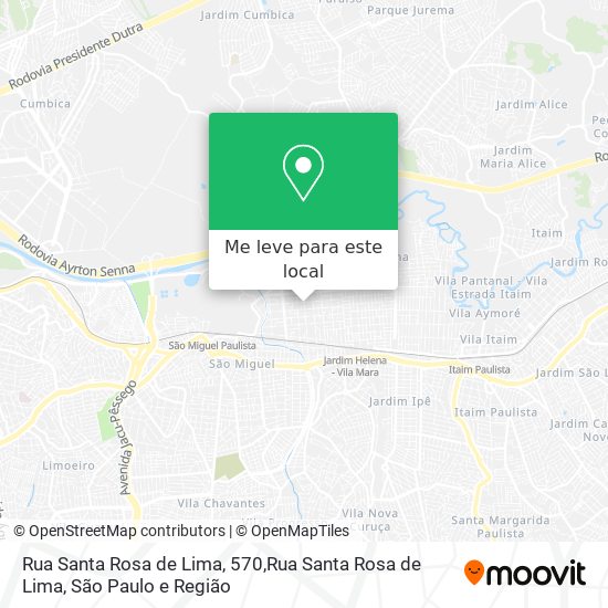 Rua Santa Rosa de Lima, 570,Rua Santa Rosa de Lima mapa