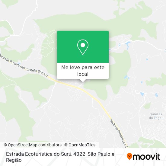 Estrada Ecoturística do Surú, 4022 mapa