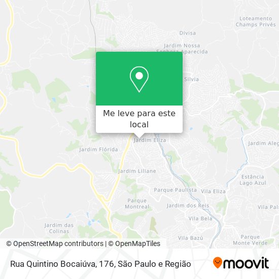 Rua Quintino Bocaiúva, 176 mapa