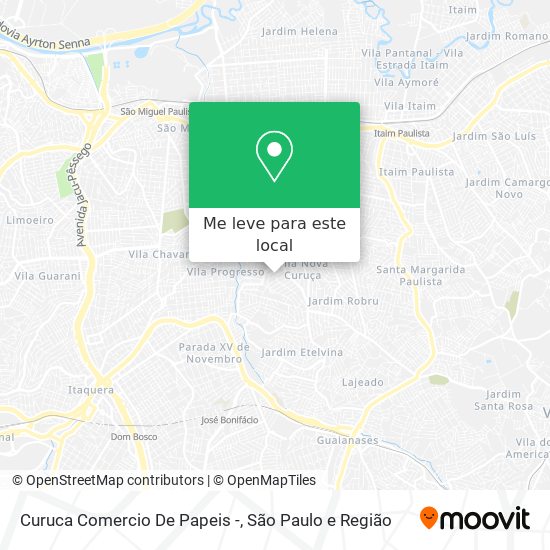 Curuca Comercio De Papeis - mapa